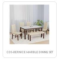 COS-BERNICE MARBLE DINING SET